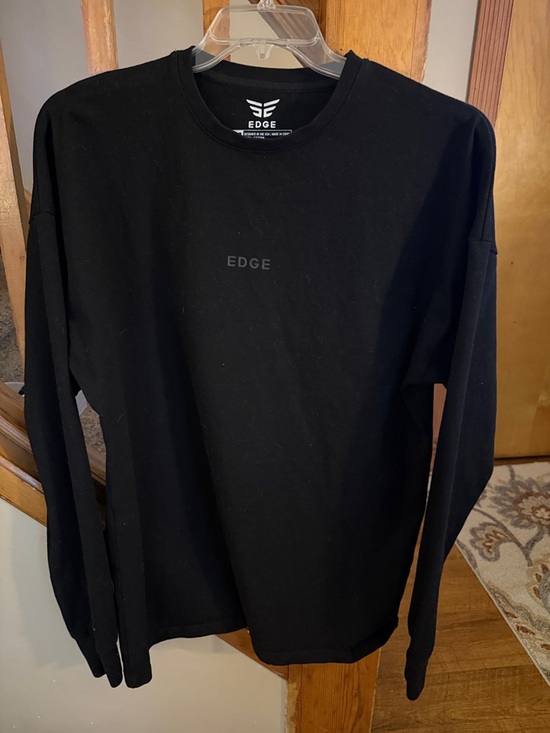edge Other - edge Black Long-Sleeve Crewneck Sweatshirt